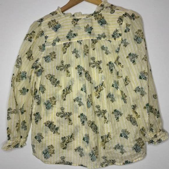 Pre-owned, Ann Taylor Loft women's blouse, size S Beautiful EUC 100% cotton - Picture 3 of 11